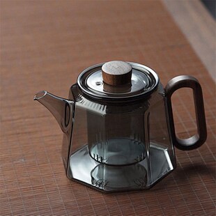 高硼硅玻璃茶壶带过滤茶水t分离家用煮茶器泡红茶冲绿茶沏花茶茶