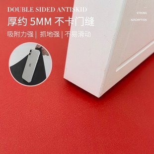 结婚喜庆b入户门地垫红色吸水防滑脚垫可擦免洗半圆进门口垫子