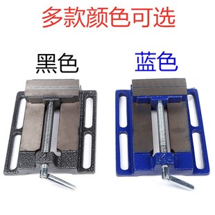 平口钳剥线压r接顶切起钉简易木工钳五金工具小型台钳 铸铁美式