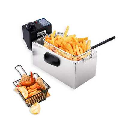 多功能油炸锅 家用商用电炸锅 电炸炉油炸机 炸土豆薯条机Fry Pan