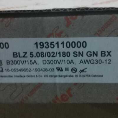 1935110000 原装连接器 BLZ 5.08/02/180 SN GN BX现货