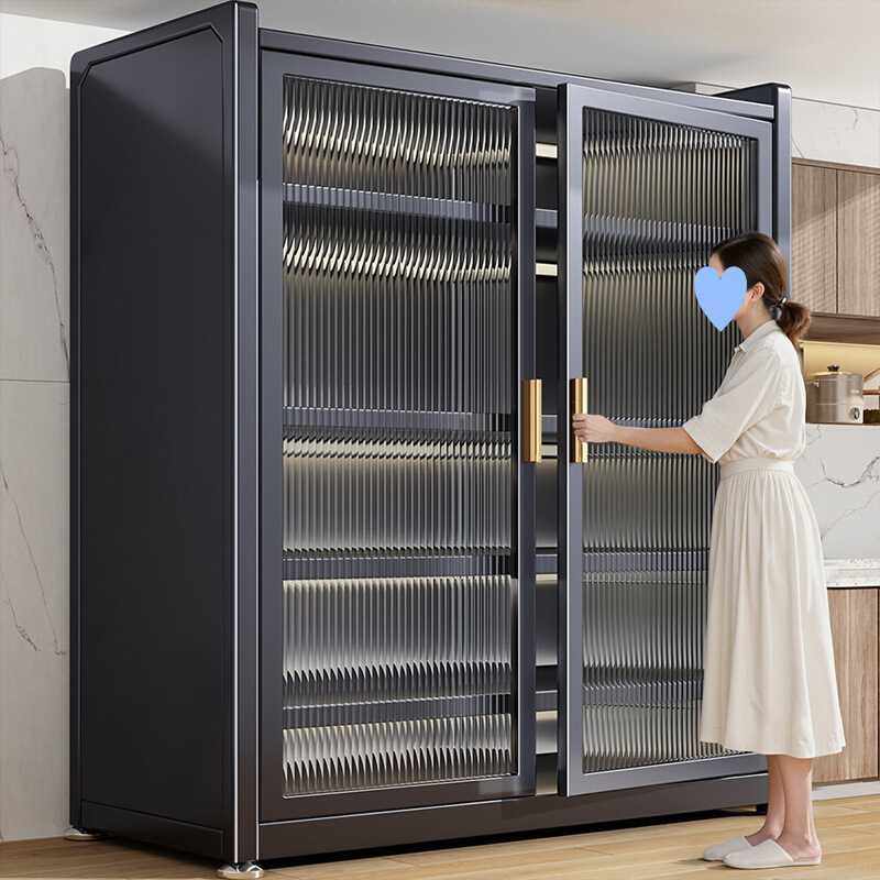 家用双开门储物柜厨房橱柜对开防尘带门收纳柜加高落地置物架货架,电子元器件市场,其它元器件,淘宝优惠券,粉丝福利购,淘宝优惠卷