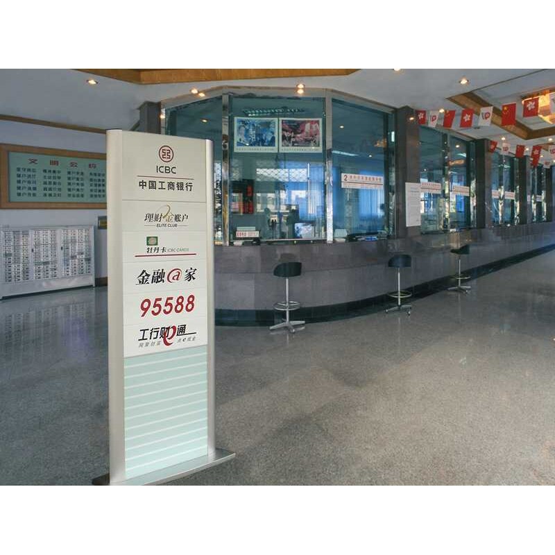 大型铝合金立牌台牌大厅索引牌楼层分布图导向牌烤漆厂家订做定制