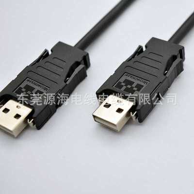 安川MECHATROLINK-III伺服通讯线JEPMC-W6002-A5-E CN6A CN6B插头