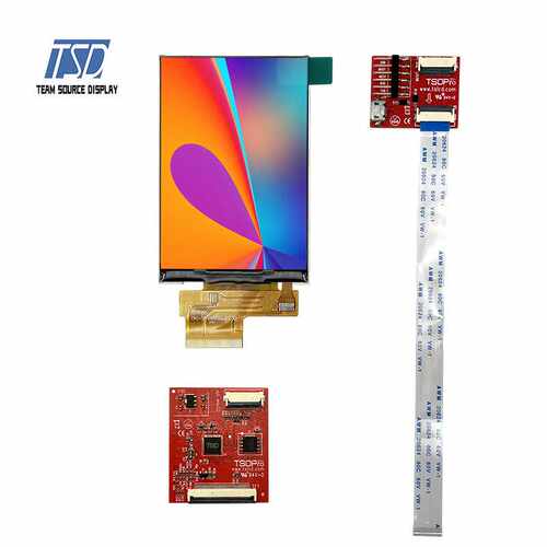 3.5寸IPS液晶屏 320*480 带电阻触摸 UART串口lcd  智能家居产品l