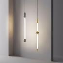 卧室床头小吊灯创意设计师极简约现代极简长条垂吊线灯具其他铁无