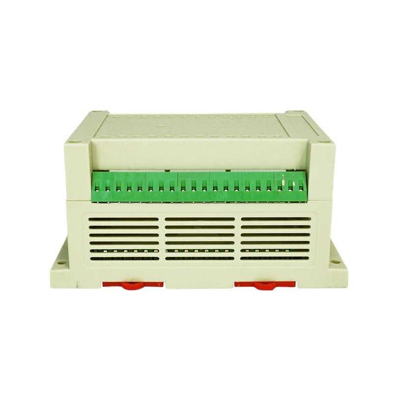 奥科姆145x90x72仪表器接线盒壳体PLC电源过线工控盒塑料外壳P09a