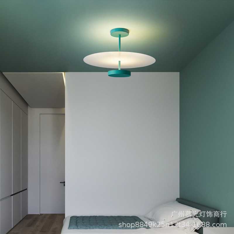 意式设计师led吸顶灯简约现代房间卧室灯具北欧客厅艺术飞碟吊灯