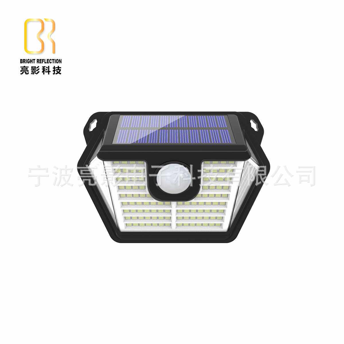 跨境定制太阳能灯LED户外壁灯防水庭院灯花园照明灯照明路灯高亮