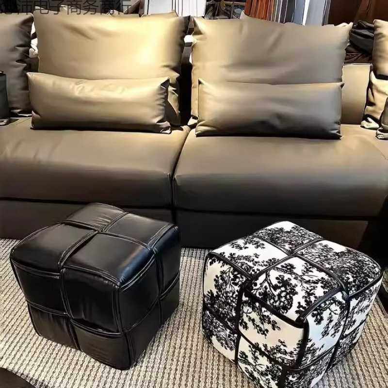 古风简约坐墩家用方凳网红换鞋凳沙发脚踏客厅矮凳小凳子中古风爆,电子元器件市场,其它元器件,淘宝优惠券,粉丝福利购,淘宝优惠卷