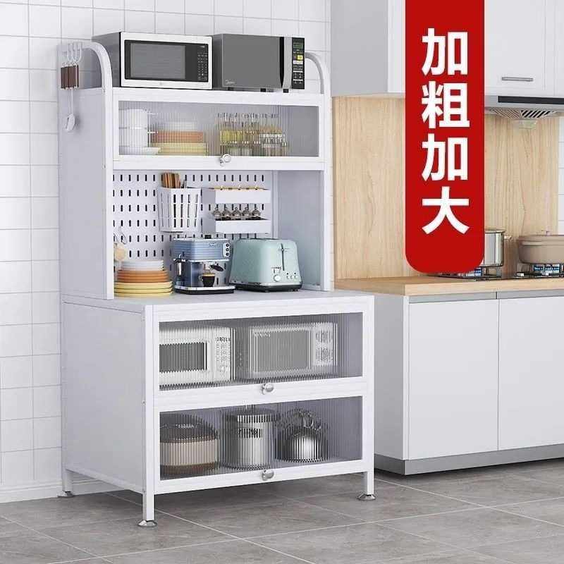 厨房置物多层带门多功能橱柜碗碟锅具餐边柜储物柜,电子元器件市场,其它元器件,淘宝优惠券,粉丝福利购,淘宝优惠卷