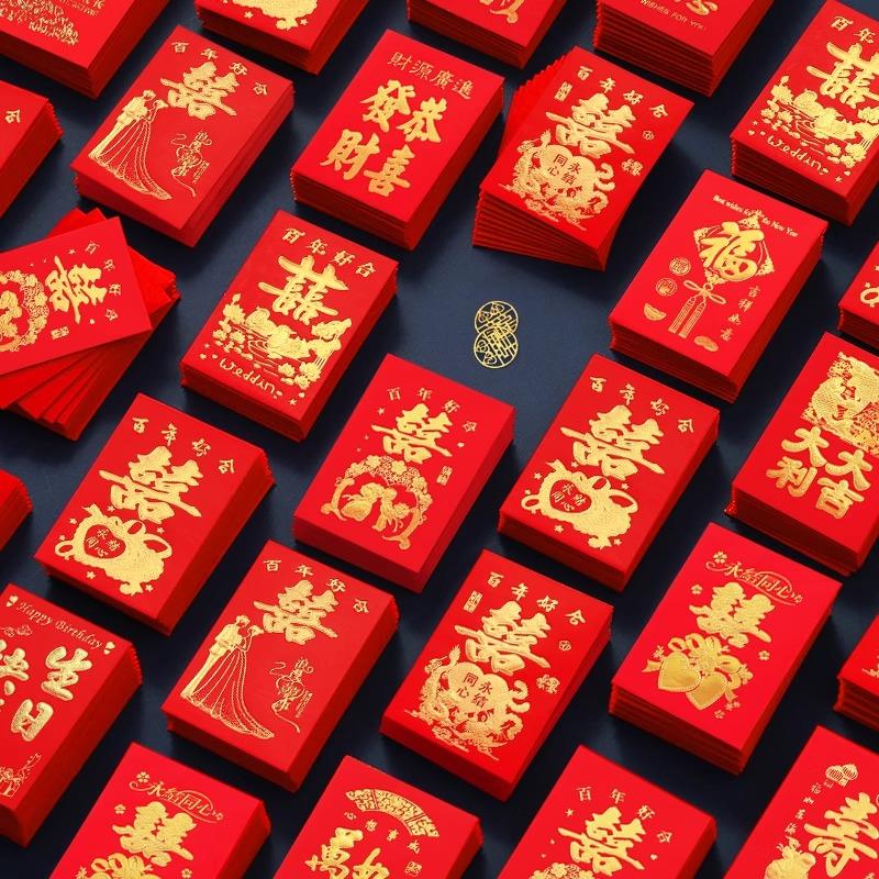 小红包结婚接亲迷你红包袋专用号拦门个性创意婚礼堵门2元利是封