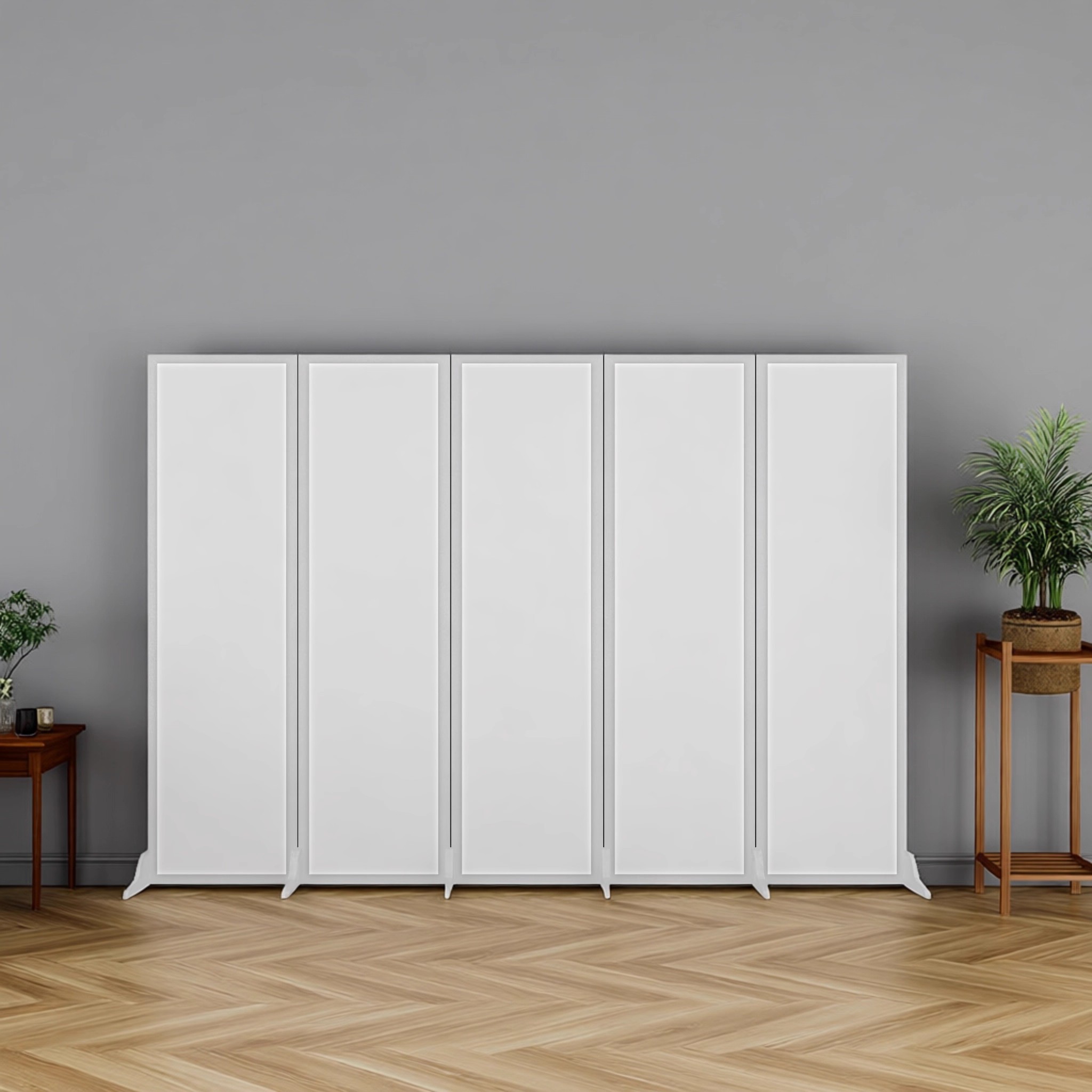 定制高级感极简铝合金屏风隔断餐客厅遮挡卧室酒店可移动奶油轻奢