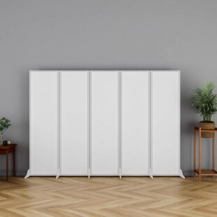 定制高级感极简铝合金屏风隔断餐客厅遮挡卧室酒店可移动奶油轻奢