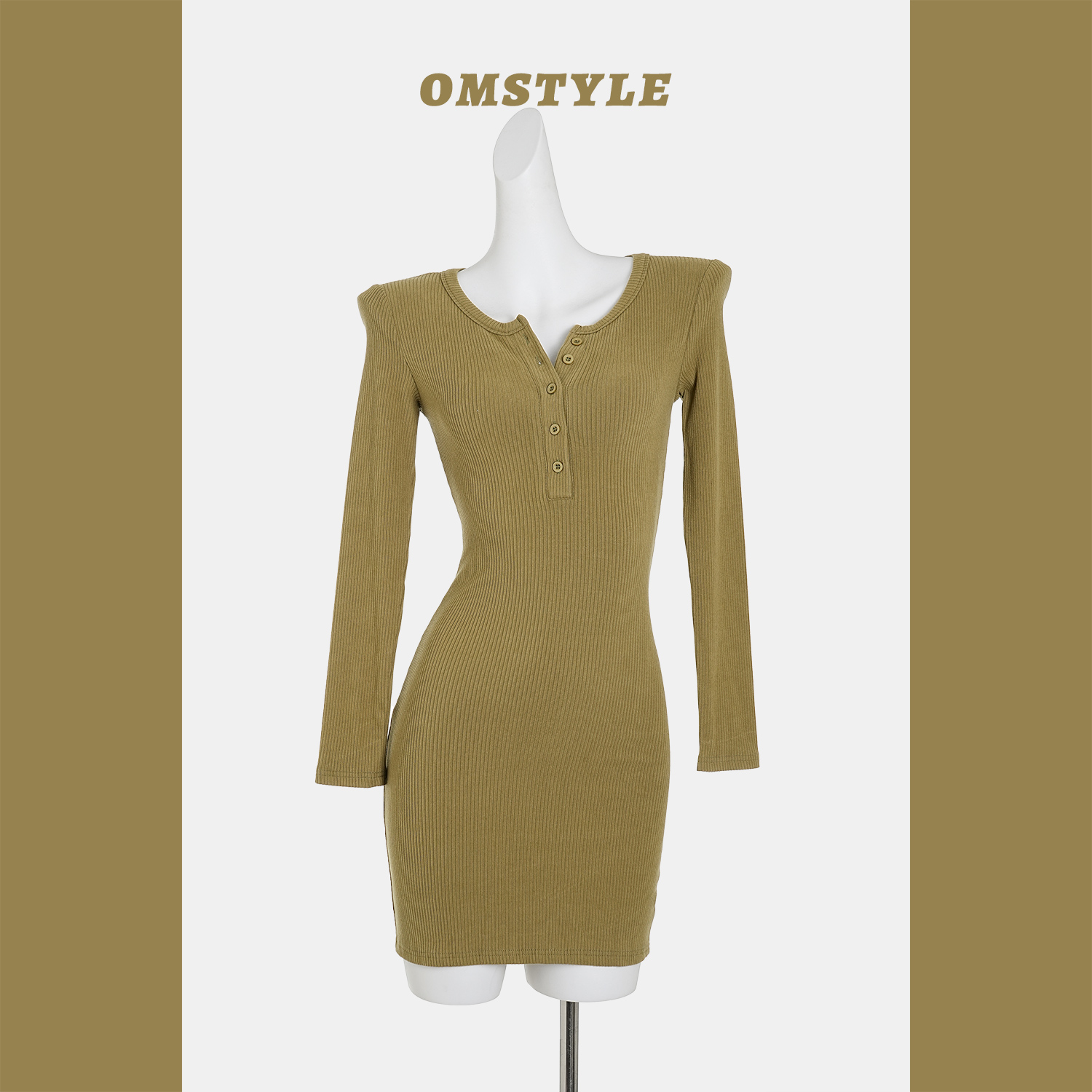 辣妹紧身包臀长袖连衣裙短裙秋