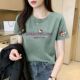 洋气韩版 凯蒂猫印花短袖 时尚 新款 百搭显瘦休闲上衣 纯棉T恤女夏季