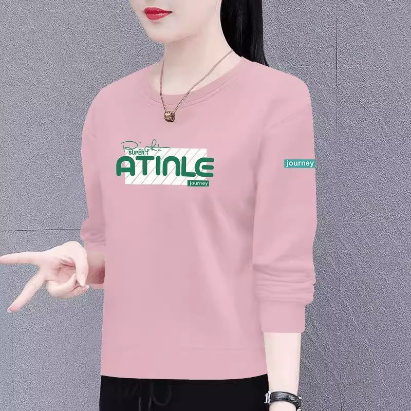 秋冬纯棉爆款长袖圆领卫衣