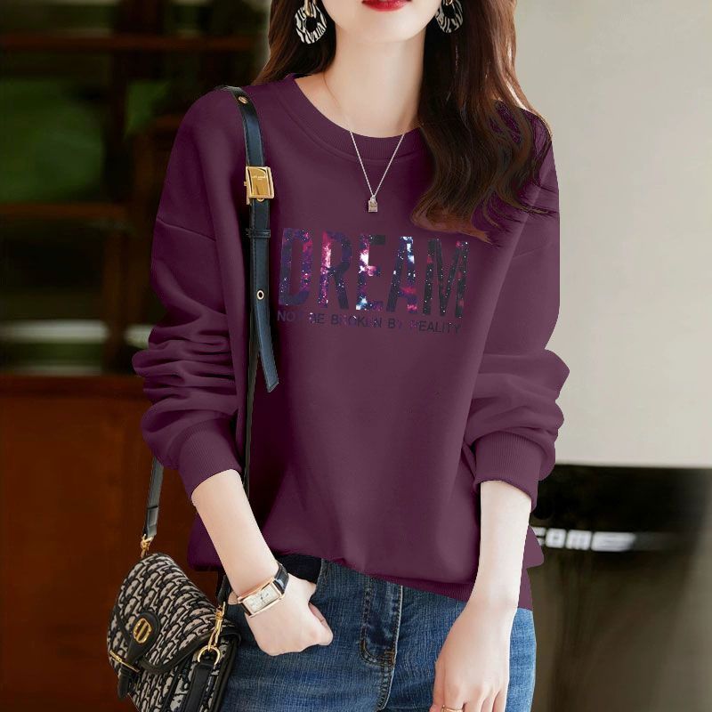 春秋华棉印花长袖圆领卫衣