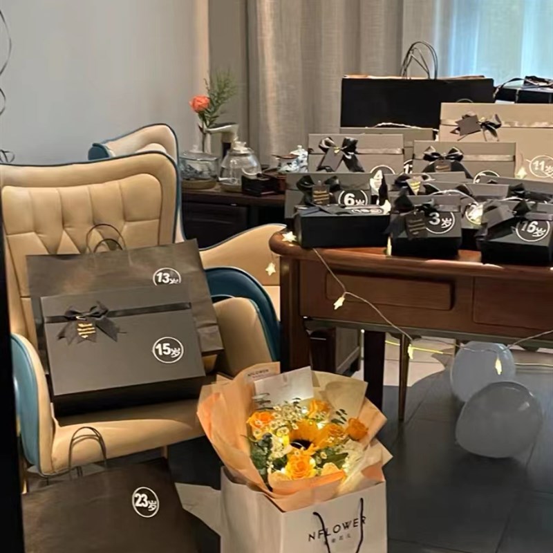 1到30岁生日礼物礼盒送男女朋友一到三十岁一礼从小到大定制出生