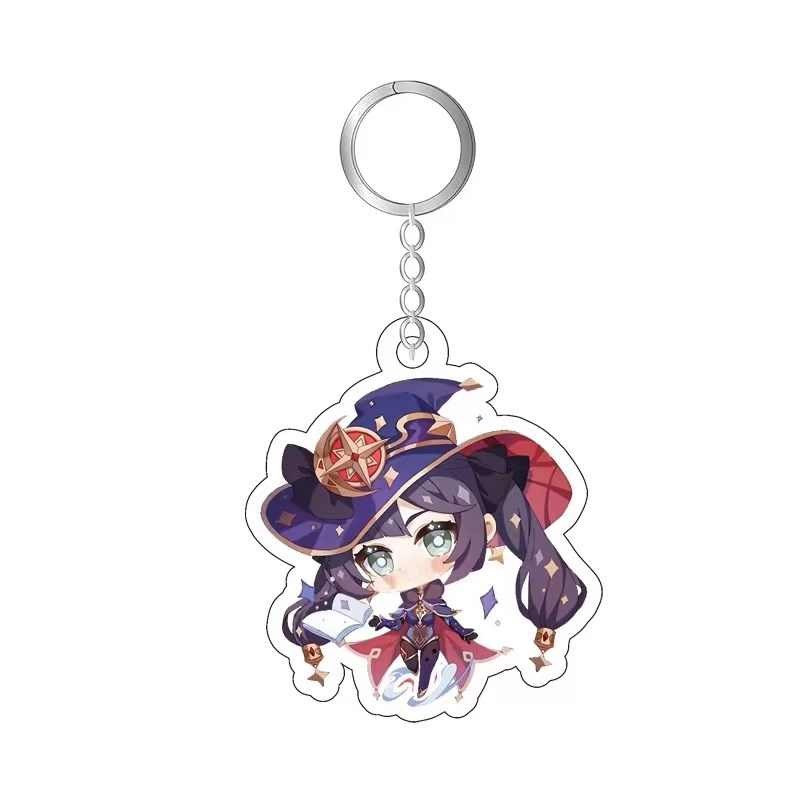 亚克力片片钥匙扣立牌定制明星卡通动漫迷你挂件diy双面夹层挂饰