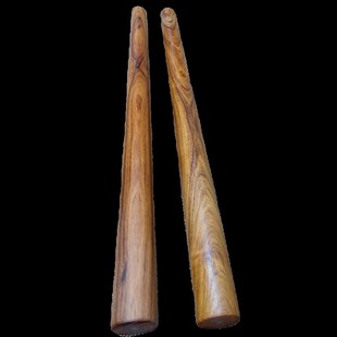 红贵宝酸枝木棍文玩把件硬木实心圆棒工艺品木料实干杆擀原木圆形