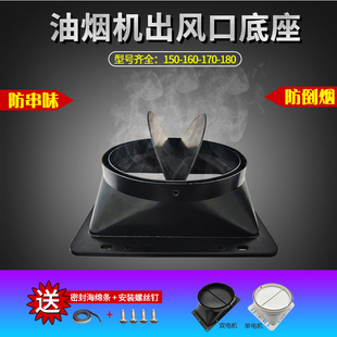 抽油烟机管排烟管排气管软管接头管道出气口出风口底座配件通用
