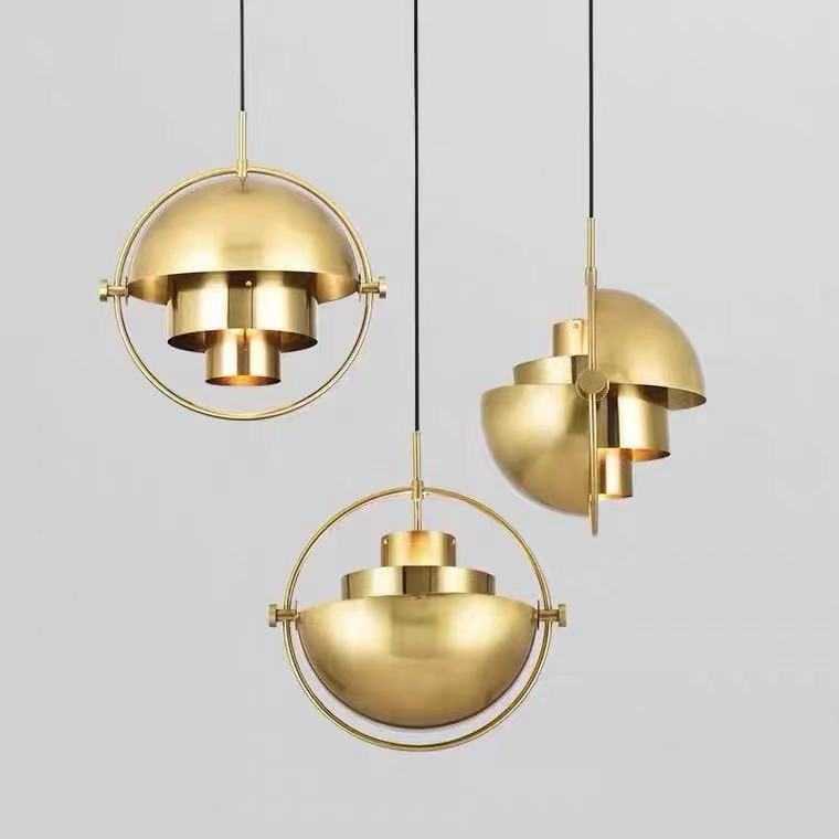 丹麦设计师客厅灯具北欧后现代大气吧台卧室床头创意金属单头吊灯