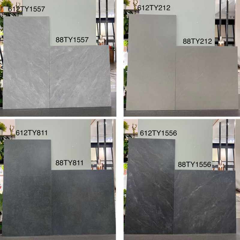 微水泥仿古砖600x1200配套800x800哑光防滑服装奶茶店