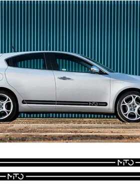 适用于阿尔法罗密欧 Giulia Stelvio全系车门贴纸侧裙拉花车贴