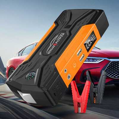 QY28Car Jump Starter 12V Auto Battery Emergency Power bank