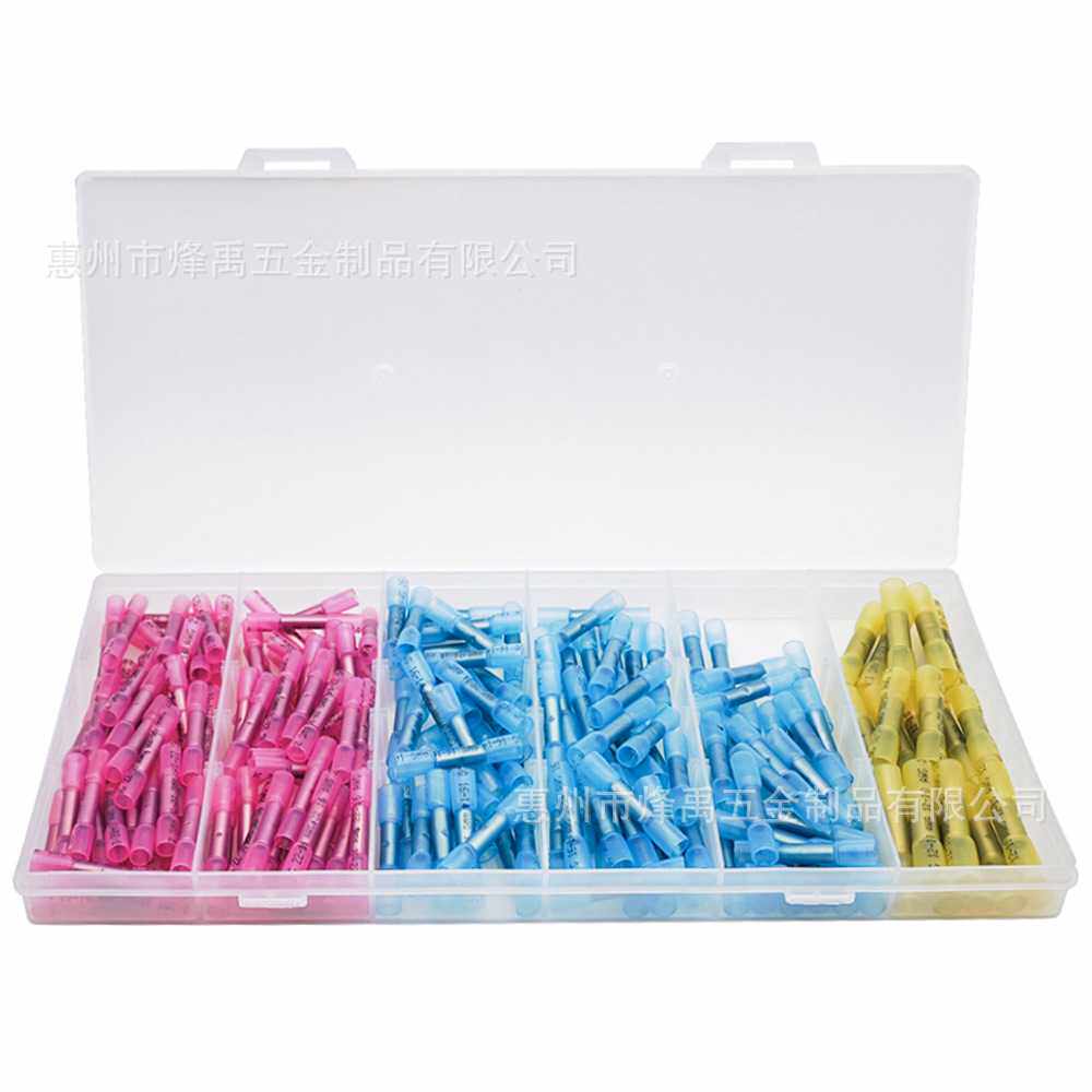 跨境货源 200pcs热缩中接端子 22-18 16-14 12-10AWG接线端子
