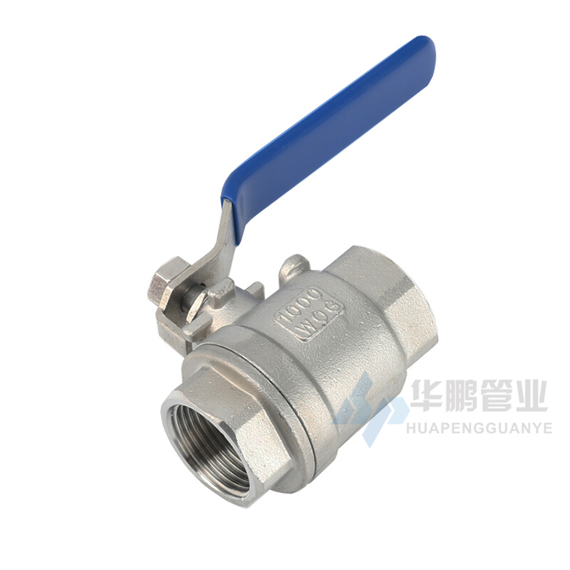 304不锈钢2P式球阀内外丝二片式球阀水阀门246分全通径球阀Q11F