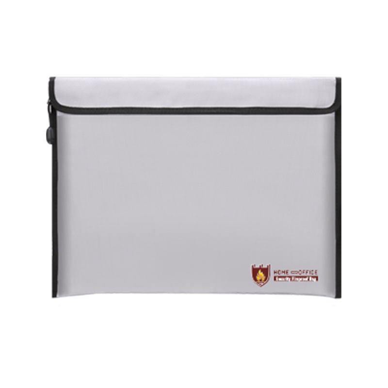 防火文件袋资料档案家用收纳防水防潮A4纸密封加厚款拉链式帆布料