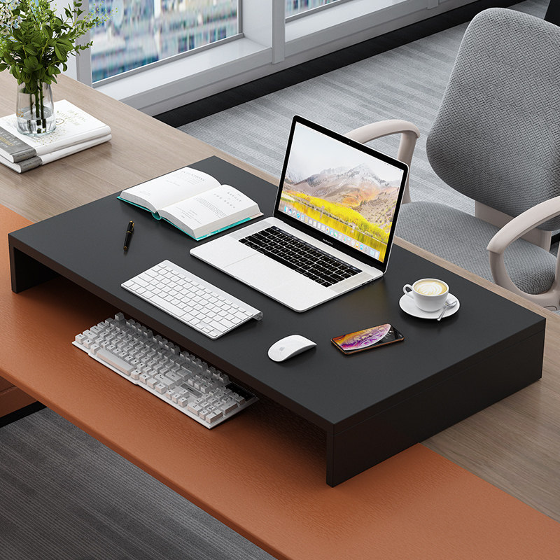 桌面整体增抬高写字学习桌板加大笔记本电脑显示器空间拓展台面