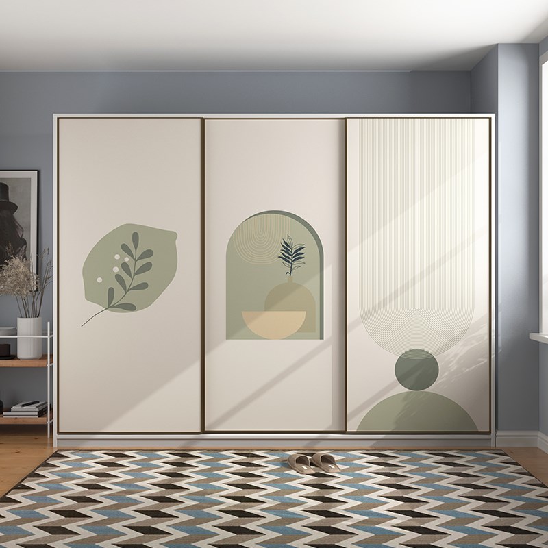 莫兰迪色衣柜自粘防水贴纸柜子推拉门改造美化加厚防潮墙贴保护膜