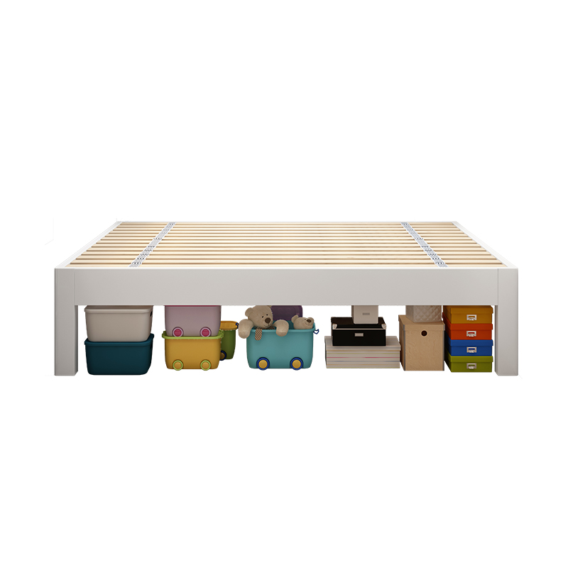 实木榻榻米排骨架床架无床头的床定制床I任意尺寸民宿无靠背床矮