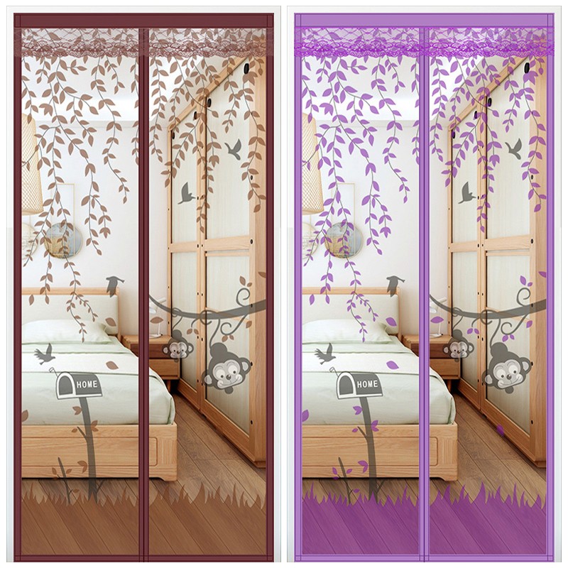 防蚊门帘磁性防蚊子纱q窗网沙窗纱网纱门家用自粘自装磁铁窗纱夏
