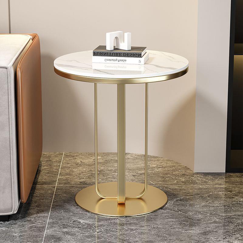 轻奢岩板边几小茶几卧室客厅沙发角几酒店简约可移动阳台小圆桌