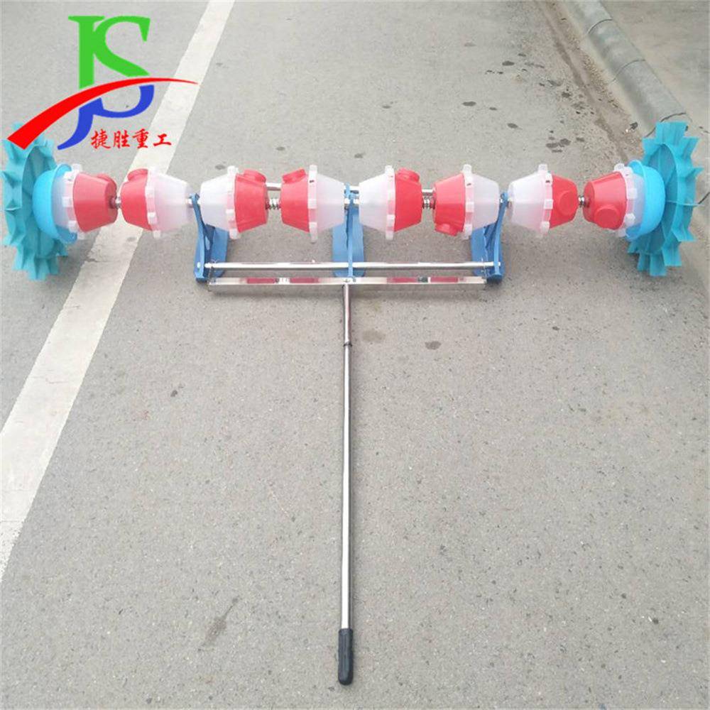 不锈钢材质水稻直播机 田间小麦玉米播种机 人力手拉式点播机