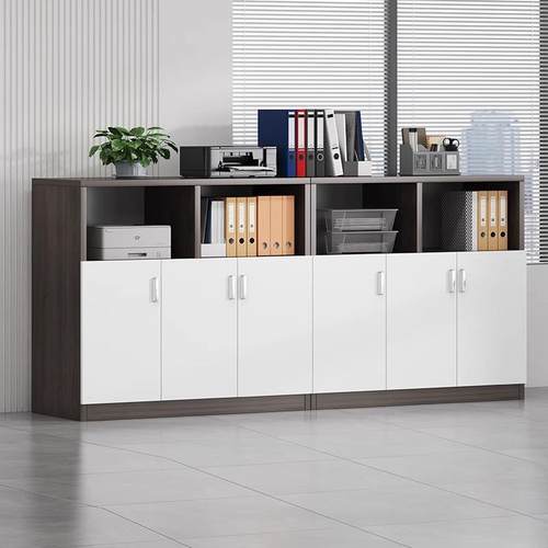 文件柜办公室档案资料柜收纳置物柜储物书柜花槽柜子木质隔断矮柜