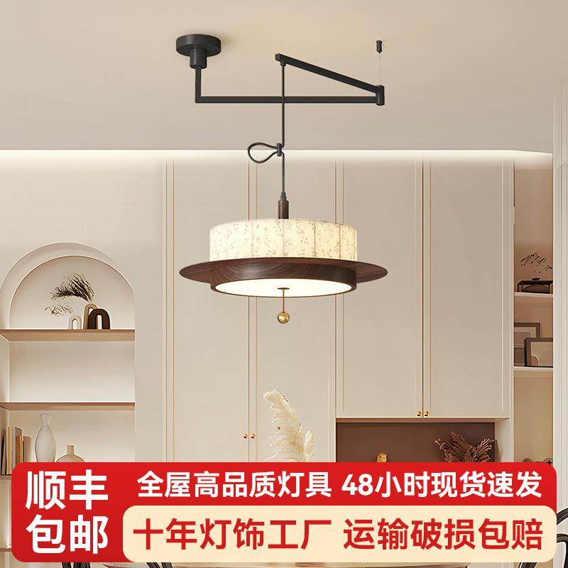 东方宋代美学吊灯中国风护眼书房餐厅吊灯卧室灯中古民宿酒店灯具