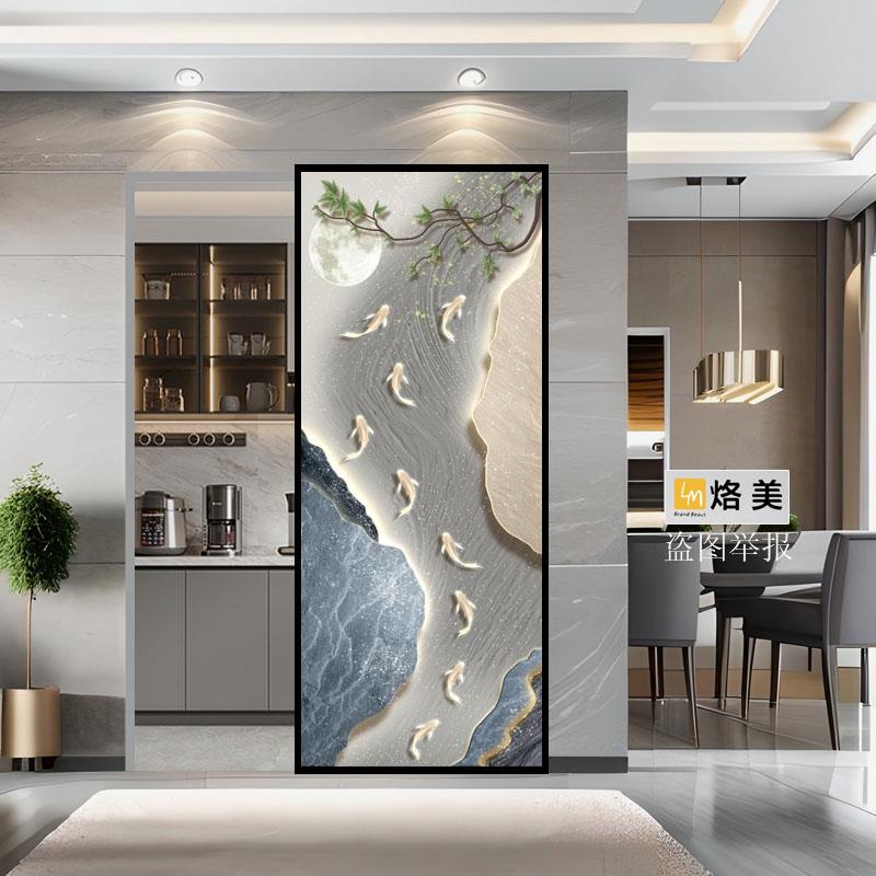 艺术玻璃厨房幽灵门无轨移门吊轨推拉门悬浮门隔断隐藏门厕所平开