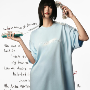 HAVEINSPIRE 无性别潮 2025新款 品牌标识基础刺绣T恤宽松男女同款