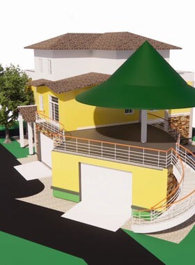 revit建模基础与实战教程成品BIM2020版本参考模型送PDF教程