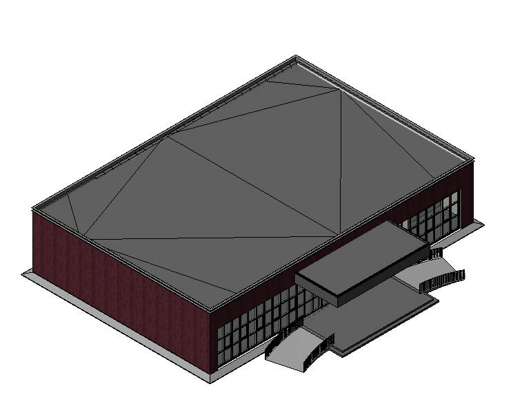 bim等级二级建筑考试第八8期成品模型16版本小别墅