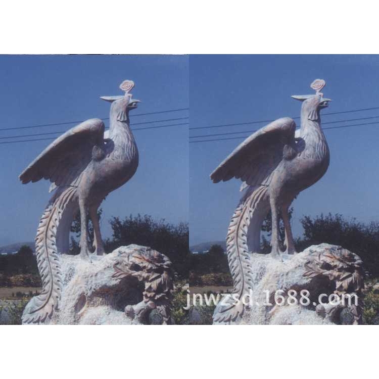 景观石雕龙凤图片 石龙石凤雕刻厂家 石头龙凤制作价钱 工艺精致