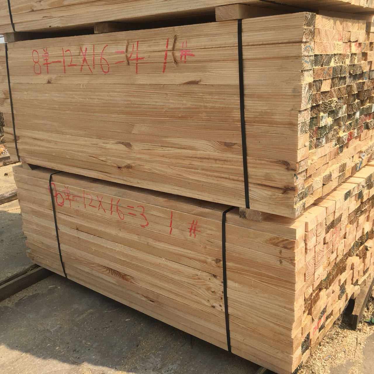 珠海建筑木方 工地方木  松木建筑模板实木木方澳松木方
