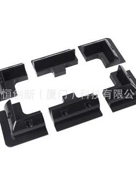 RV-ezMount系列房车游艇太阳能ABS塑料支架 黑色6件套