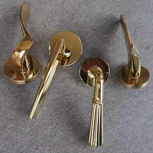 厂家 FT02-G18PVD室内门锁静音锁分体锁纯铜简约金房门锁家用