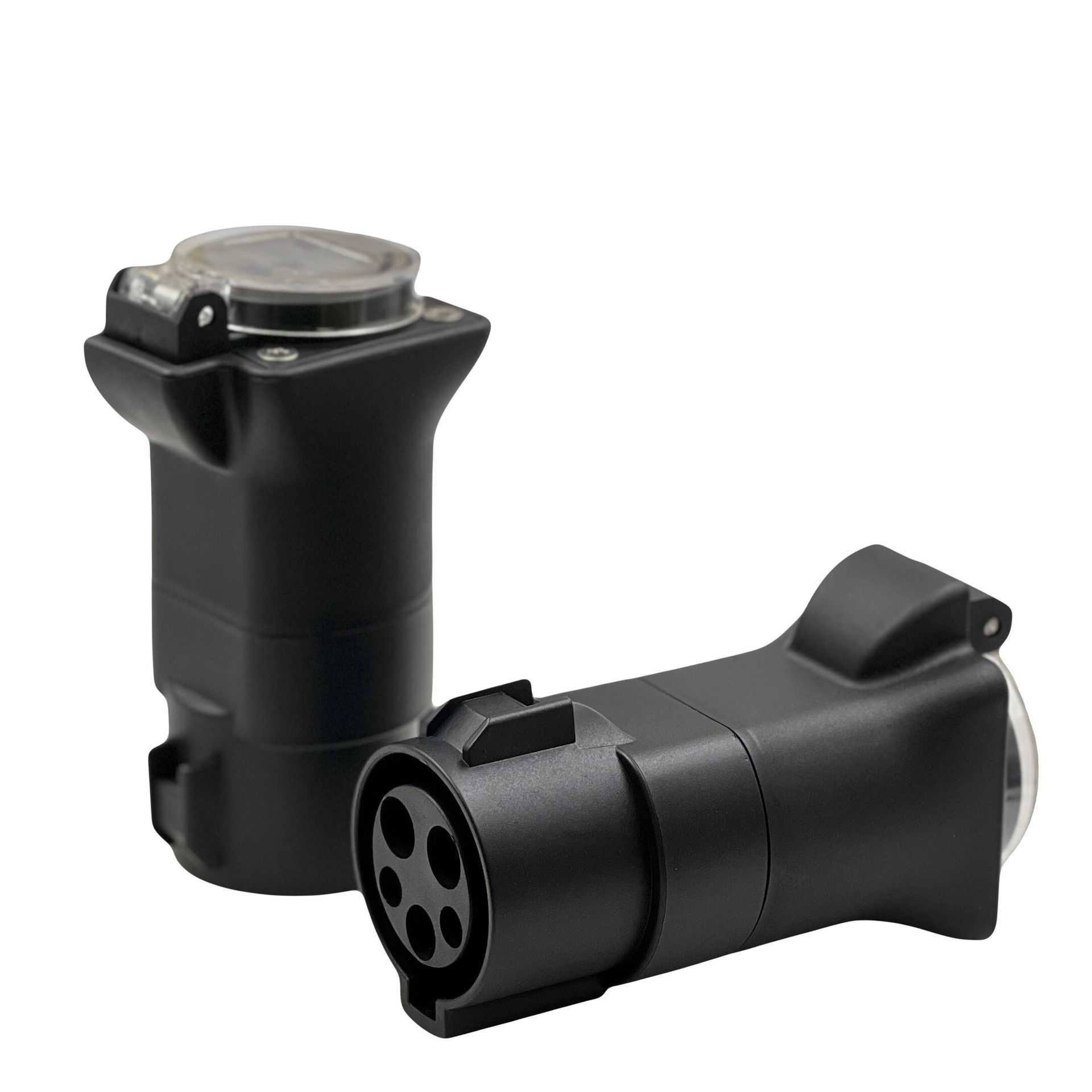 J1772充电桩转换头放电头Type1充电枪转接头取电16A房车电动机车